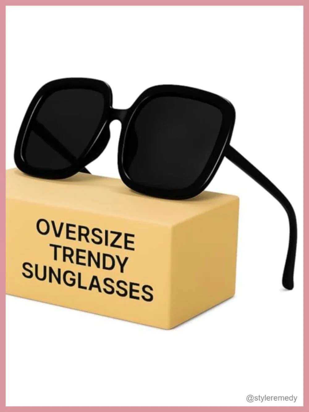 Oversized Polarized Sunglasses Women Retro Shades UV400